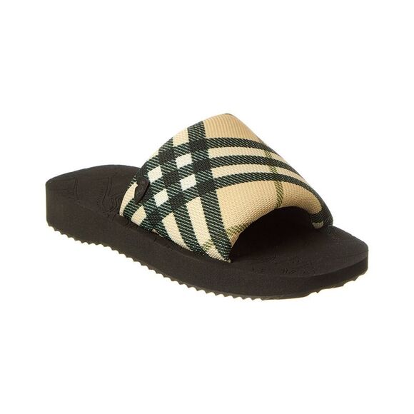 Burberry Check Trek Slide Brown